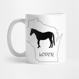 Wisconsin Horse Lover Gift Mug